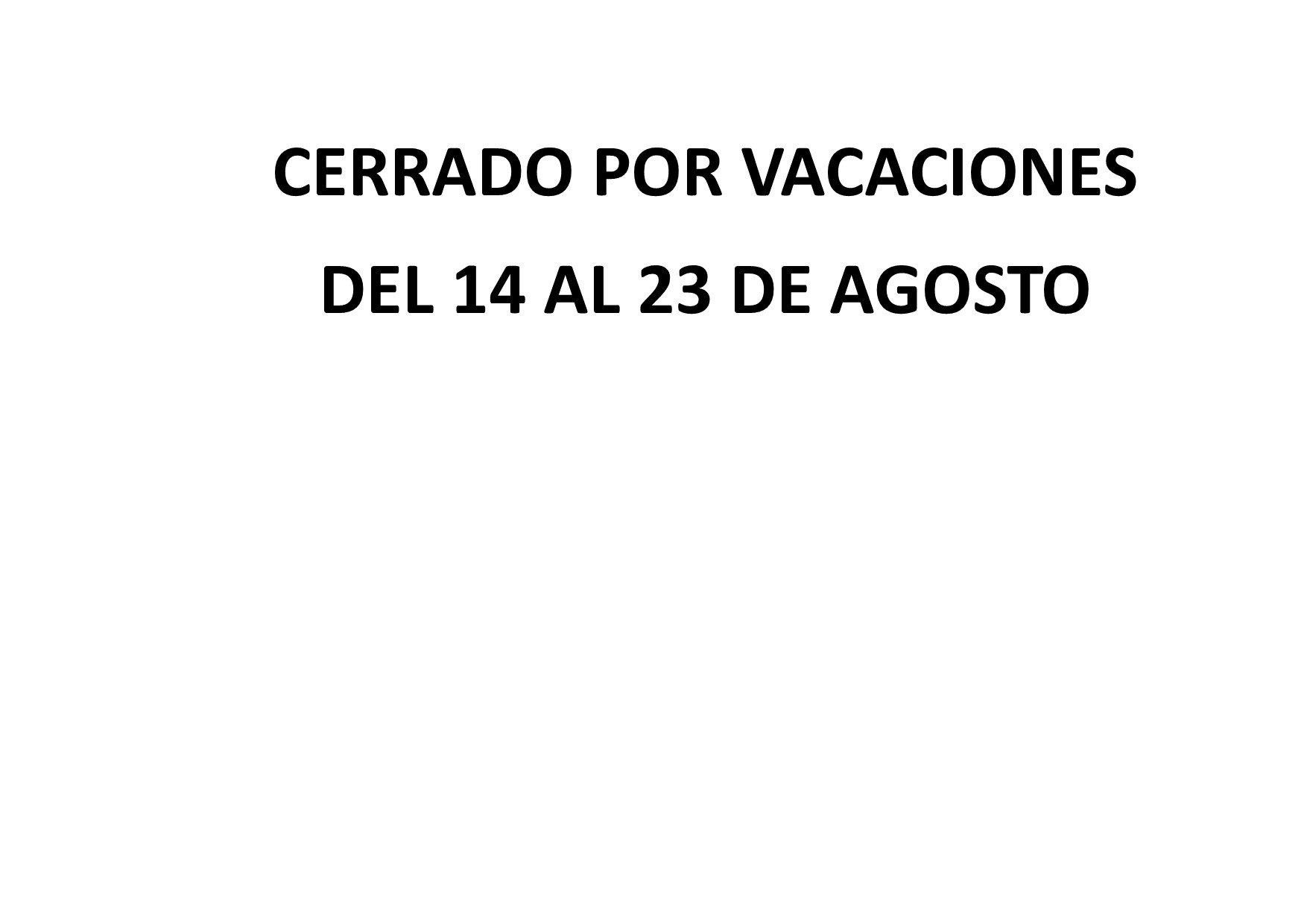 vacaciones