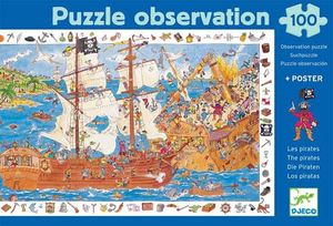 DJECO PUZZLE OBSERVACIÓN PIRATA 100 P