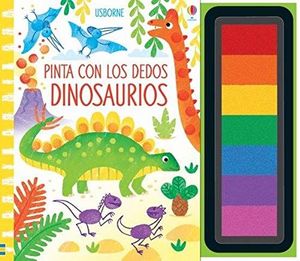 DINOSAURIOS PINTA CON LOS DEDOS