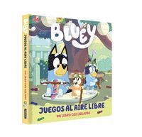 BLUEY LIBRO DE CARTON CON SOLAPAS JUEGOS AL AIRE LIBRE