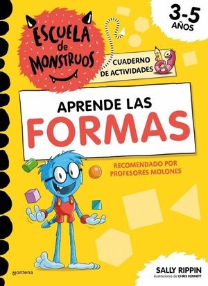 ESCUELA DE MONSTRUOS APRENDE FORMAS