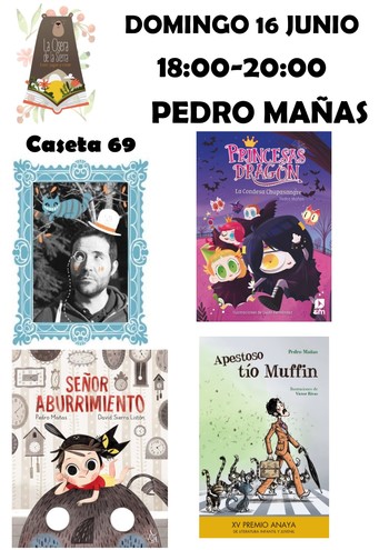 Pedro Mañas en la Feria del libro